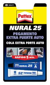 Adhesivo extra fuerte automóvil 5 minutos pattex nural 25 •