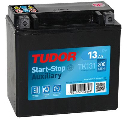 EXIDE TK131 - BATERIA AUXIL.12V 12AH/200A (150X90X145)