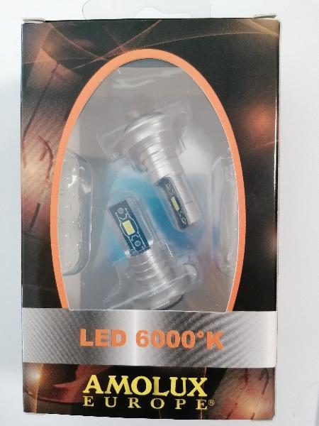 Amolux 779LED2COR - KIT 2 LAMP.H7 12/18W LED (6000K) (CORTA)