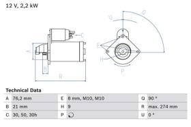 Bosch 0986012620 - ARR.12V   BMW