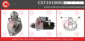 Casco CST10100AS - ARR.12V 11D MERC.C/ROSCA (GRANDE)