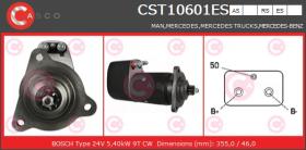 Casco CST10601ES - ARR.24V 9D KB MAN/MERC. (TG) 5,4KW (BOS)