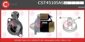 Casco CST45105AS - ARR.12V 9D ISUZU/OPEL S114-850