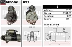 Delco remy DRS0081 - ARR.12V 12D JEEP G.CHEROKEE