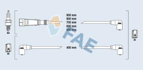 Fae 83950 - J.CABLES AUDI 90/100/VW SANT.