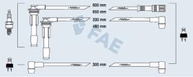 Fae 85230 - J.CABLES CLIO 16V/R-19 16V