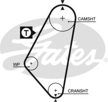 Gates 5083 - CORREA DISTR.DAEWOO/OPEL/ROVER