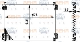 Hella 8FC351317251 - CONDEN.VOLVO F10/F12/DIV.