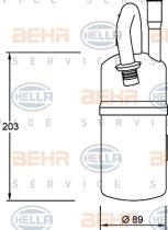 Hella 8FT351192051 - FILTRO DESH.MONDEO