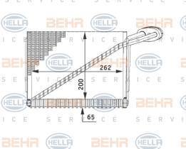 Hella 8FV351211191 - EVAPOR.AUDI A4