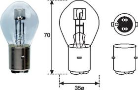 Magneti Marelli S112 - LAMP.12/25/25 MOTO S1  UNIV.