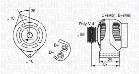 Magneti Marelli MAN1009 - ALT.12/75A SMART