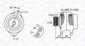  MAN808 - ALT.12/65A PUNTO
