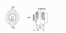 Magneti Marelli MAR6068 - ALT.12/45A CHARADE 1.0