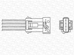 Magneti Marelli OZA527-E15 - SONDA LAMBDA CITR/PEUG.