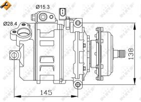 Nrf 32148 - COMPR.12V 7SEU16 AUDI/SEAT/SKODA/VW