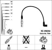 Ngk 7044 - J.CABLES AUDI/SEAT/SKODA/VW