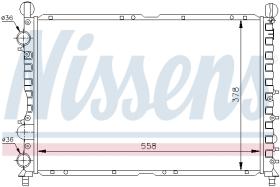 Nissens 60035 - RADIADOR ALFA 155 TWIN SPARK 16V