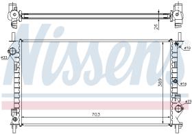 Nissens 62021A - RADIADOR TRANSIT CONNEC 1,8TD