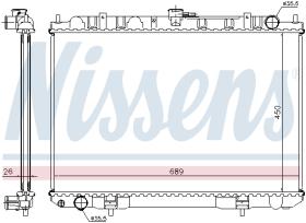 Nissens 68703A - RADIADOR NISSAN X-TRAIL 2.2 D 01-->