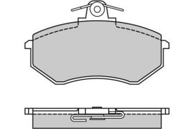 Pagid T0304 - J.PAST.DEL.AUDI WVA 20901 C/SENSOR