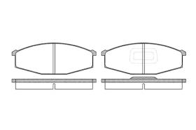 Pagid T0357 - J.PAST.DEL.NISSAN WVA 20972
