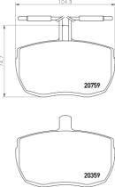 Pagid T0559 - J.PAST.DEL.FIAT/FORD WVA 20759