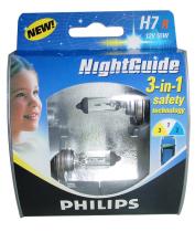 Philips 12972NGS - KIT 2 LAMP.H7 NIGHTGUIDE F.LISO