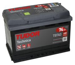 EXIDE TB740 - BATERIA 74/680A.+DCH 278X175X190 ALTA