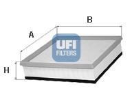 Ufi 3025400 - *FILTRO AIRE