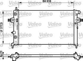 Valeo 732549 - RADIADOR AGUA ASTRA G 1.4/1.6/1.8  (+ A) 98->