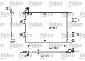 Valeo 817686 - CONDEN.SEAT/SKODA/VW