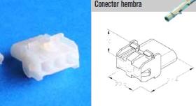 XB CS03F - CONECTOR 3V HEMBRA