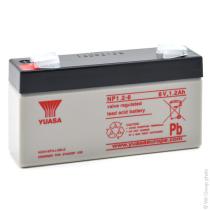 Yuasa NP1,26 - BATERIA 6/1,2A  97X25 ELECTR.