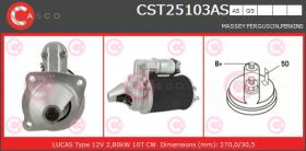 Casco CST25103AS - ARR.12V 10D CASE/MASEY