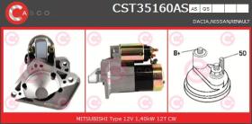 Casco CST35160AS - ARR.12V 12D 1,4KW MITSUB/NISSAN/REN.