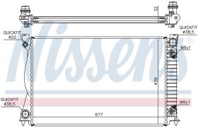 Nissens 60233A - RADIADOR AGUA AUDI A6 IV 3.0 AUT. 04->