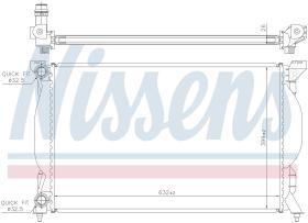Nissens 60304A - RADIADOR AUDI A4 1.8-2.0-1.9D-2.0D 00-