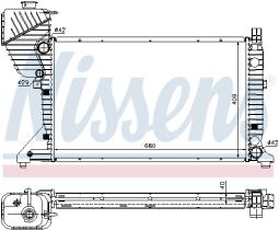 Nissens 62519A - RADIADOR AGUA SPRINTER 2.2CDI  00->