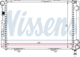 Nissens 62549A - RADIADOR MERC.124-200D 84-