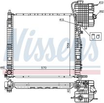 Nissens 62559A - RADIADOR MERCEDES V-CLASS I W 638(9