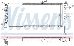 Nissens 63287 - RADIADOR CORSA 1200 86-93