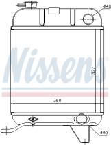Nissens 63460 - RADIADOR PEUGEOT 404 (63-) 1.6