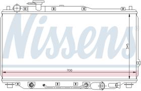 Nissens 66605 - RADIADOR KIA SHUMA(98-)1.5 I 16V