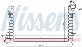 Nissens 96619 - INTERCOOLER TOURAN 1.9 TDI 03-