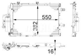 Mahle AC335000P - CONDEN.CORSA C PETROL