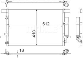 Mahle AC557000S - CONDEN.PEUG.4007