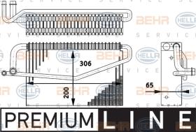 Mahle AE60000P - EVAPOR.MERC.C-CL W203 RHD