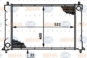 Hella 8MK376720231 - RADIADOR ROVER 200