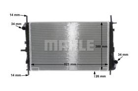 Nissens CR1347000S - RADIADOR TURISMO FORD MONDEO III 2.